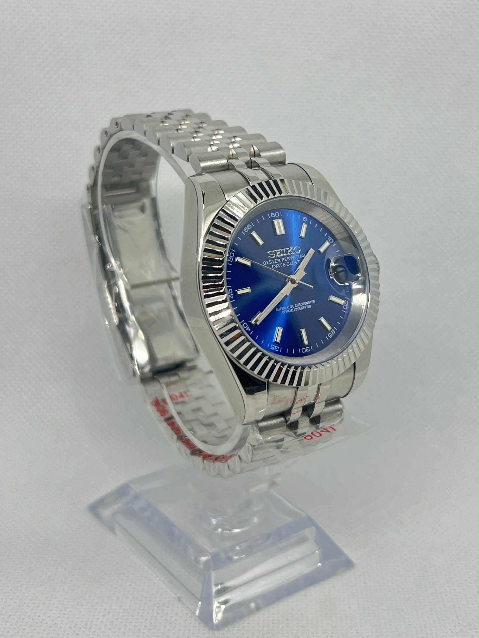 Datejust Blue "Stitch"