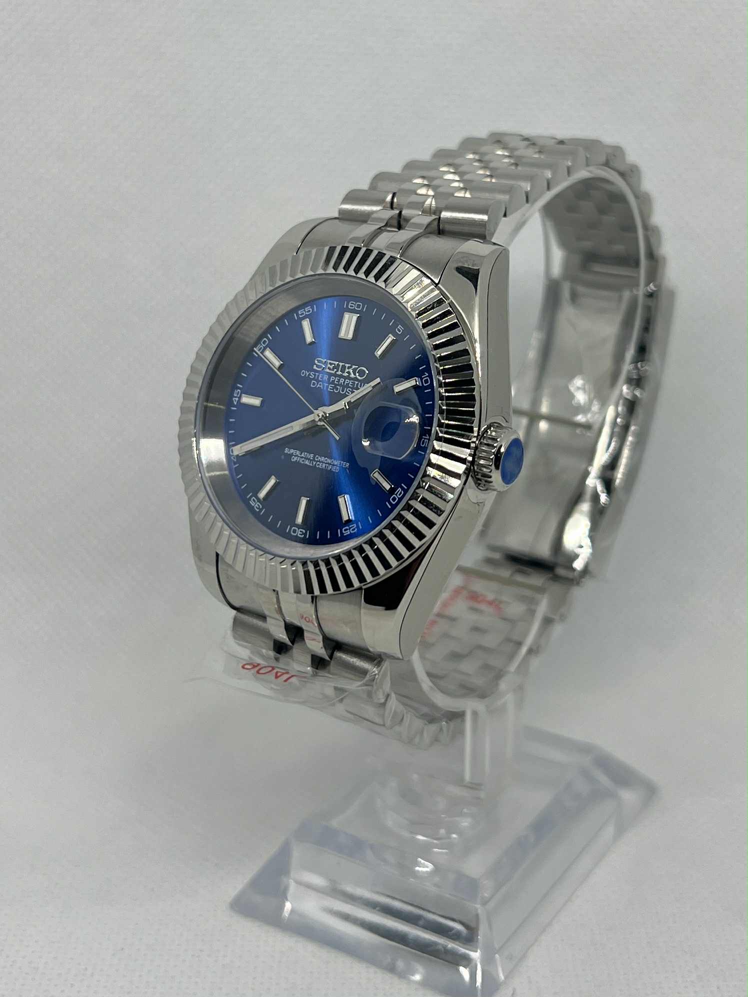 Datejust Blue "Stitch"