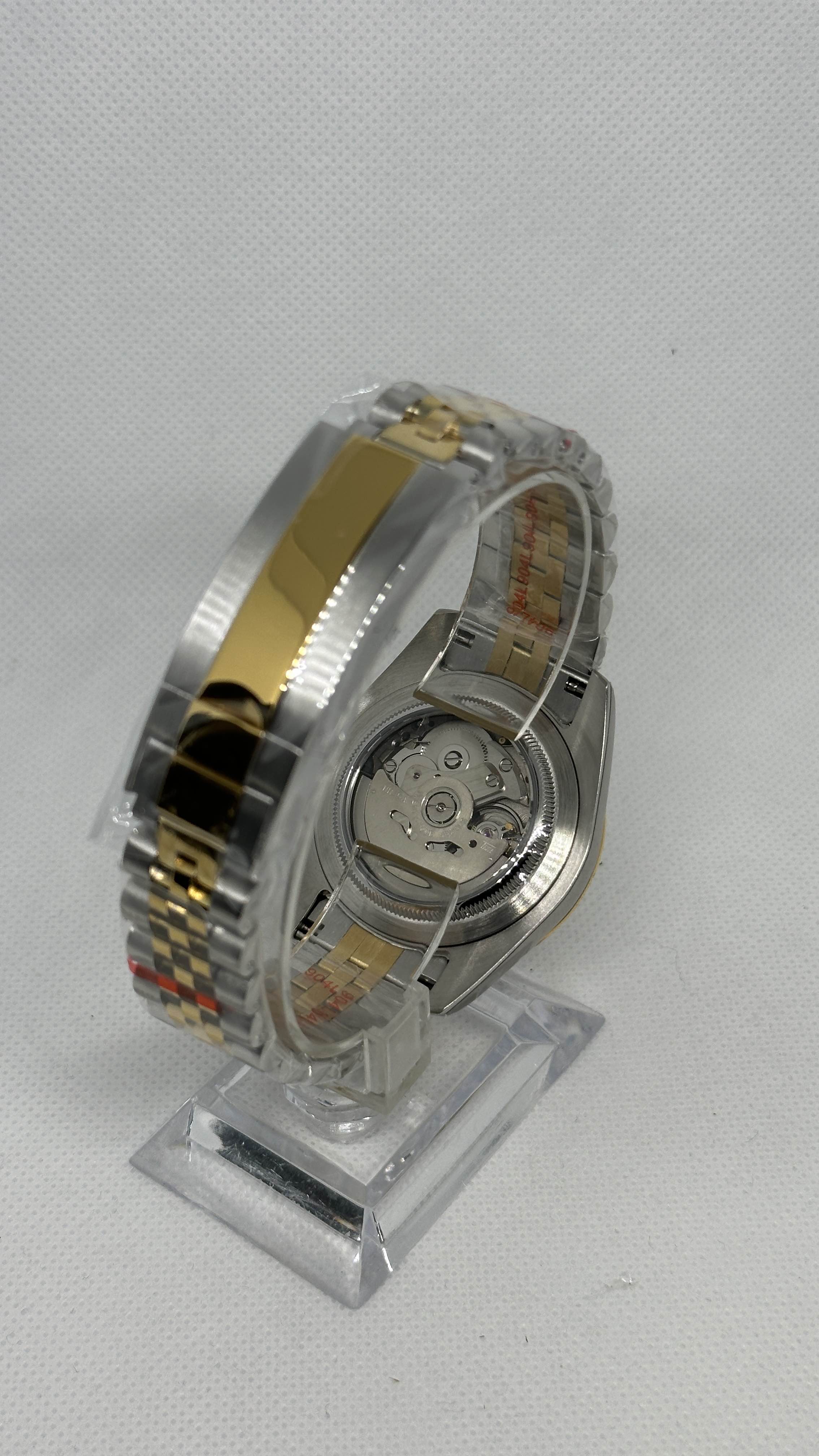 Black Datejust | Two Tone Gold